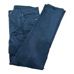 Heritage Vintage Black Denim High Rise  Slim Ankle Jeans